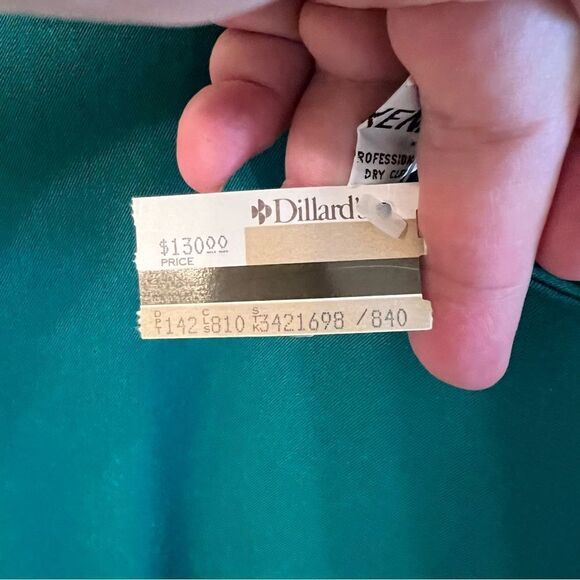 Kenar2 All Wool Green Dress NWT - Picture 4 of 9